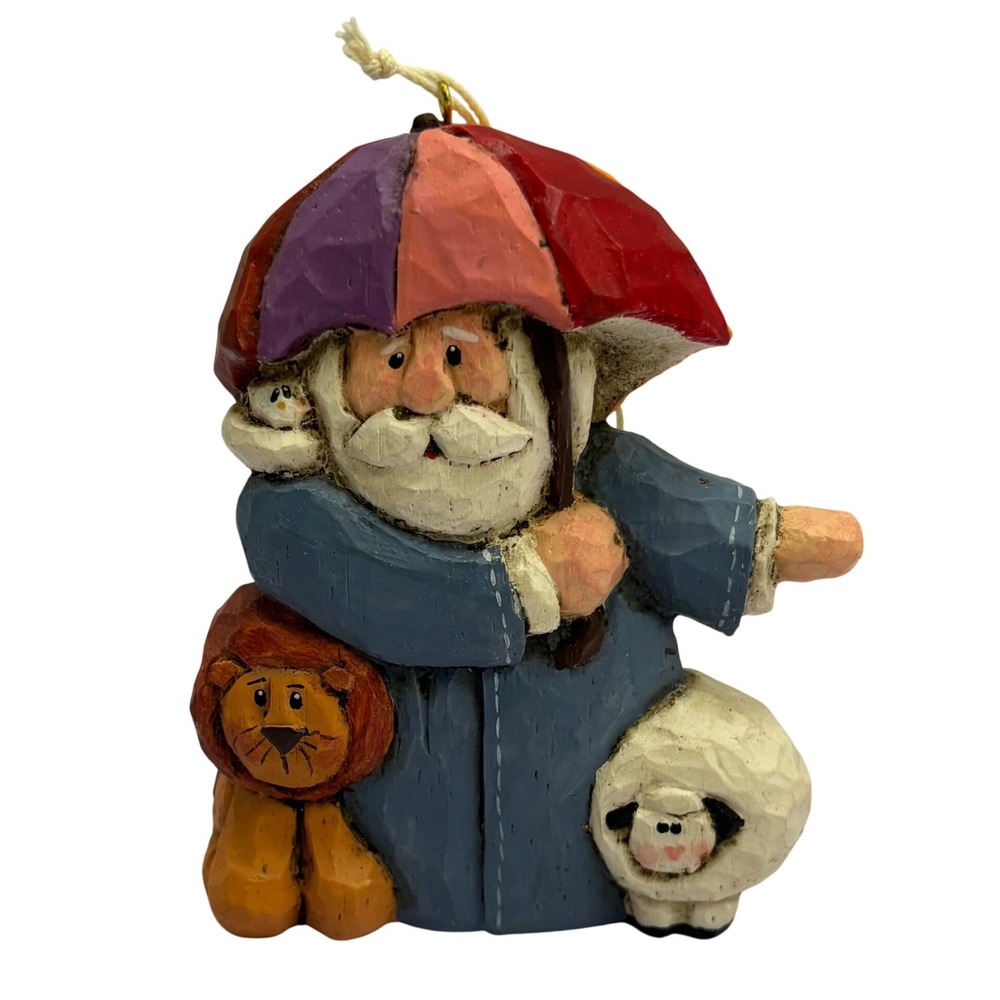 Midwest of Cannon Falls Eddie Walker Noah's Ark Christmas Ornament Rainbow Lion